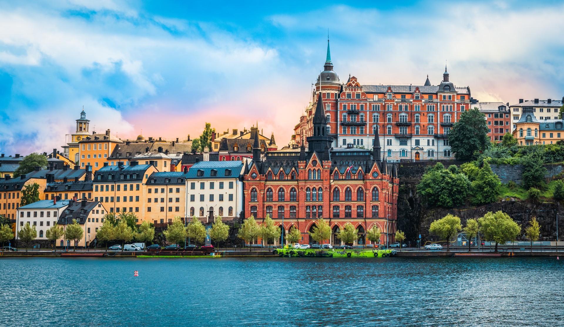 Sodermalm Stockholm Sweden old town.